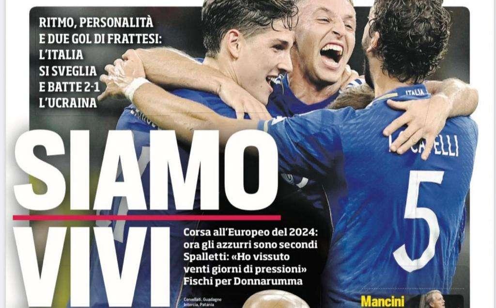 Prima CdS - Ritmo, personalità e due gol di Frattesi: siamo vivi
