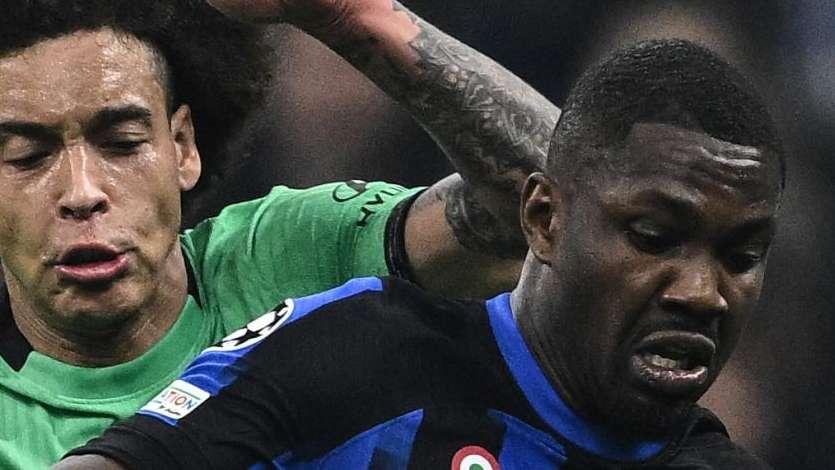 Inter-Atletico Madrid, Thuram fuori all'intervallo: contrattura all'adduttore