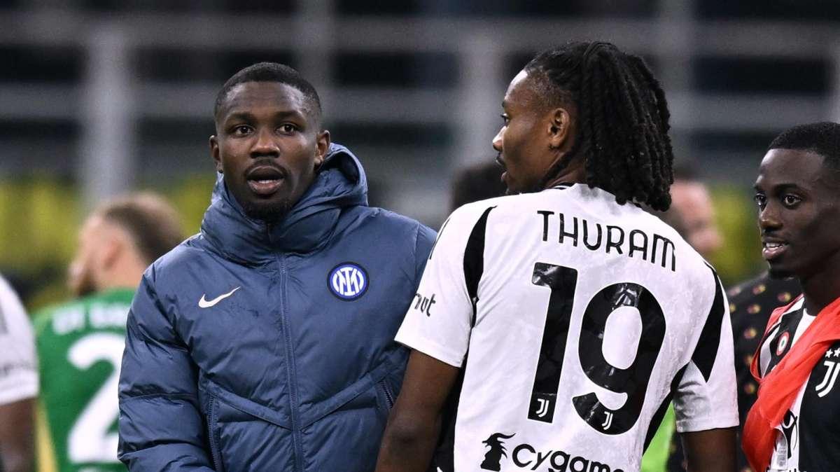 Juventus, Thuram: "Doppietta di Marcus? L'ho visto, bene per lui ma voglio vincere di più io"