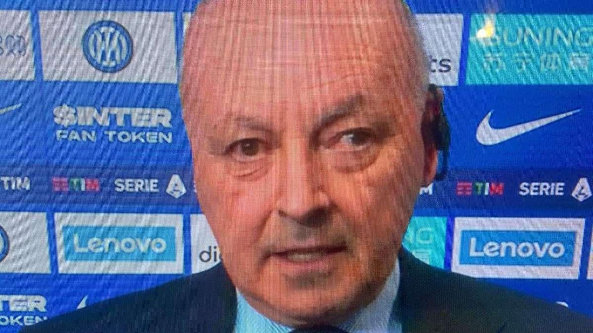 Marotta: "Periodo di involuzione, non di crisi: lo supereremo con le terapie di Inzaghi. Super League? Non parlo"