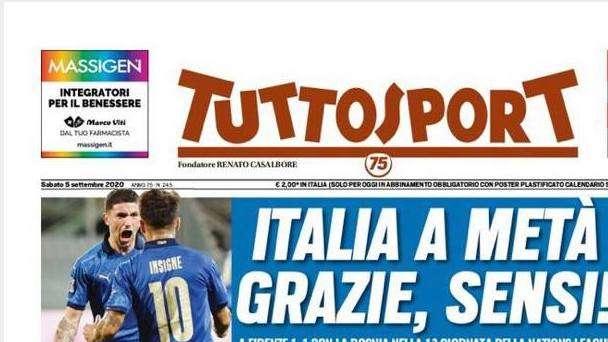 Prima TS - Italia a metà. Grazie, Sensi!