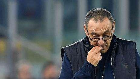 Juve dietro all'Inter, Sarri: "Può darsi che dopo aver vinto tanto in Italia la mente vada su altri obiettivi"