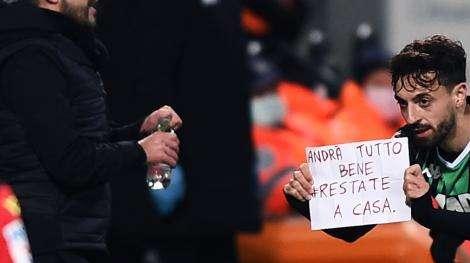 Sassuolo, Caputo: "Giusto concludere il campionato, anche a porte chiuse. La pandemia ci segnerà"