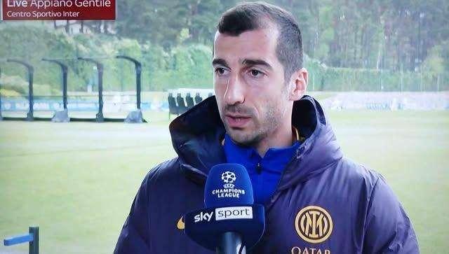 Mkhitaryan a Sky: "Non siamo dilettanti che pensano di aver già passato il turno. Diffida? Non ci interessa"