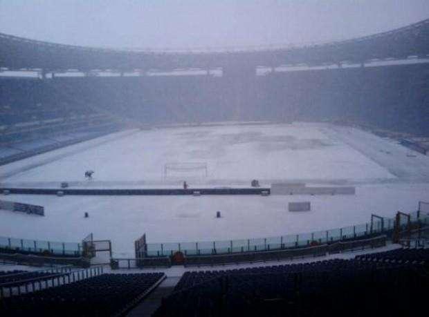 L'Olimpico innevato