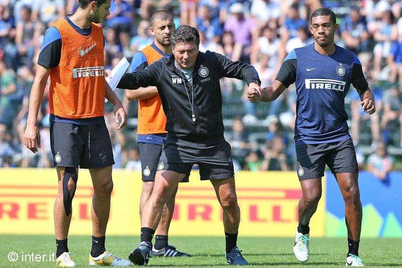 FOTO - Mazzarri sprona Juan Jesus e Ranocchia