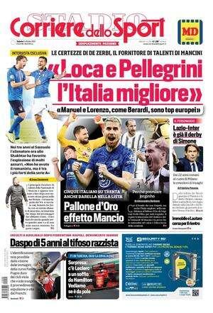 Prima CdS - Lazio-Inter è già il derby di Simone