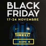 Parte il Black Friday sul nostro store: super sconti per tutti i tifosi dell'Inter