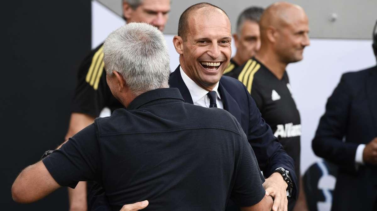 Allegri: "Frase di Mourinho dopo Cremonese-Roma? L'ho presa sorridendo, lui è troppo sveglio"