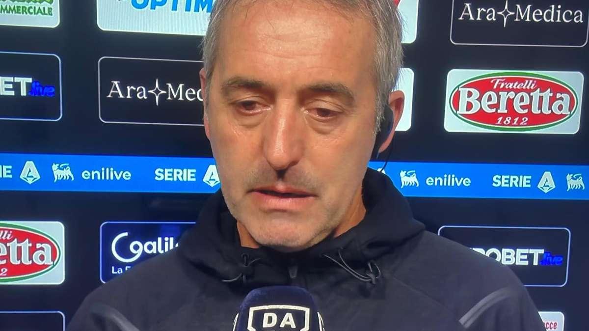 Lecce, Giampaolo a DAZN: "Abbiamo scelto di aggredire l'Inter, lo 0-4 fa male. Una gara passiva non mi sarebbe piaciuta"