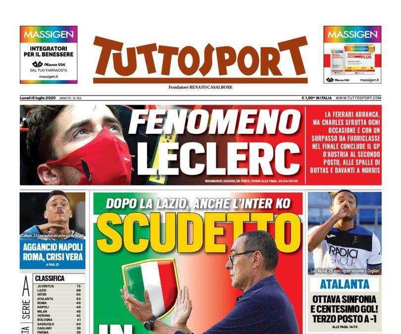 Prima TS - Juventus, Scudetto in mano. Dopo la Lazio, anche l'Inter ko