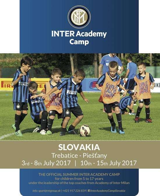 Inter Academy, a luglio primo camp in Slovacchia