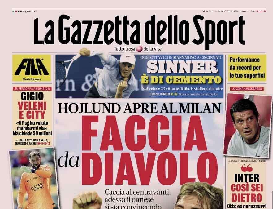 Prima GdS - Inter, così sei dietro. Otto ex nerazzurri avvisano Chivu. Gigio, veneni e City