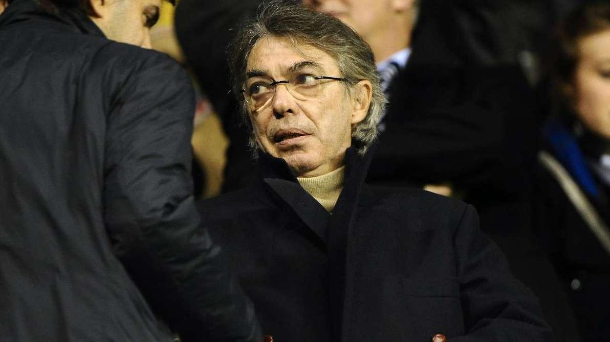 Moratti: "Arbitri? Sfortuna. Su futuro Wes, Balotelli e Paulinho soltanto se..."