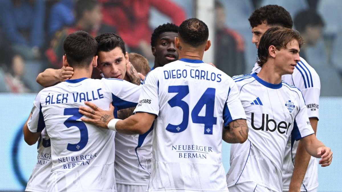 Il Como piega il Verona, Europa matematica. Resta il sogno Champions