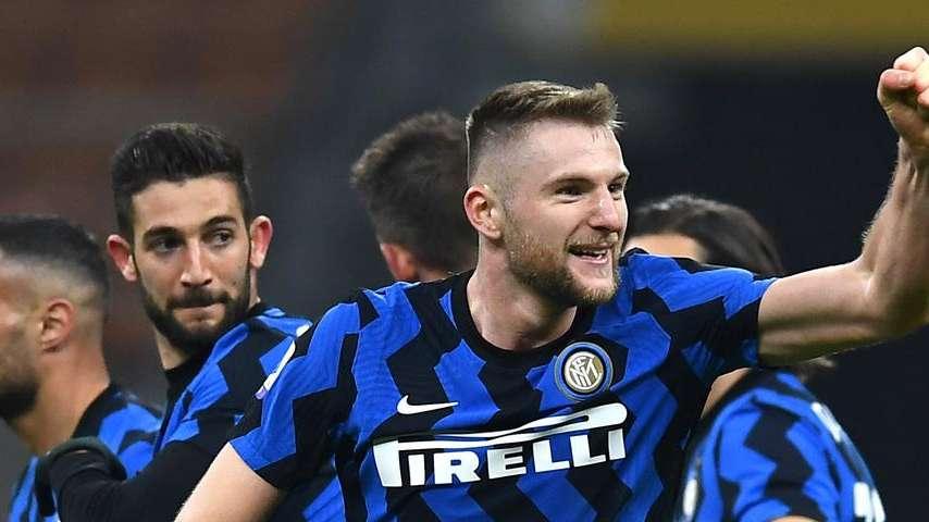 Inter-Atalanta - Skriniar comanda, podio per Handanovic ed Eriksen