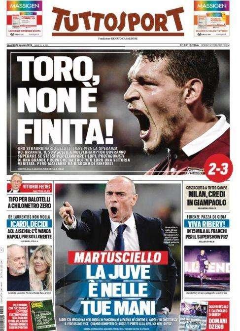Prima TS - Icardi, decidi. De Laurentiis non molla