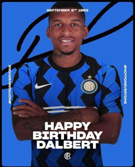 Dalbert spegne oggi 27 candeline: arrivano gli auguri dell'Inter 