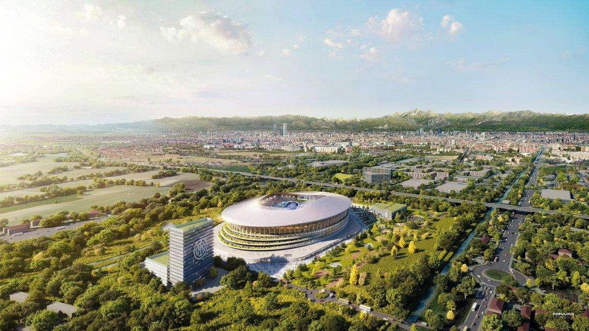 FOTO - Stadio Inter, ecco il rendering del progetto dell'impianto di Rozzano