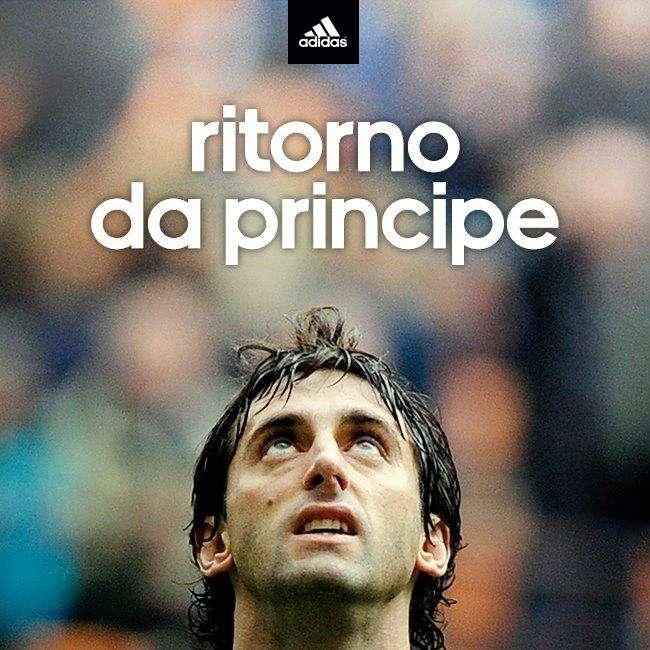 FOTO - Adidas festeggia Milito: "Il Principe è tornato"