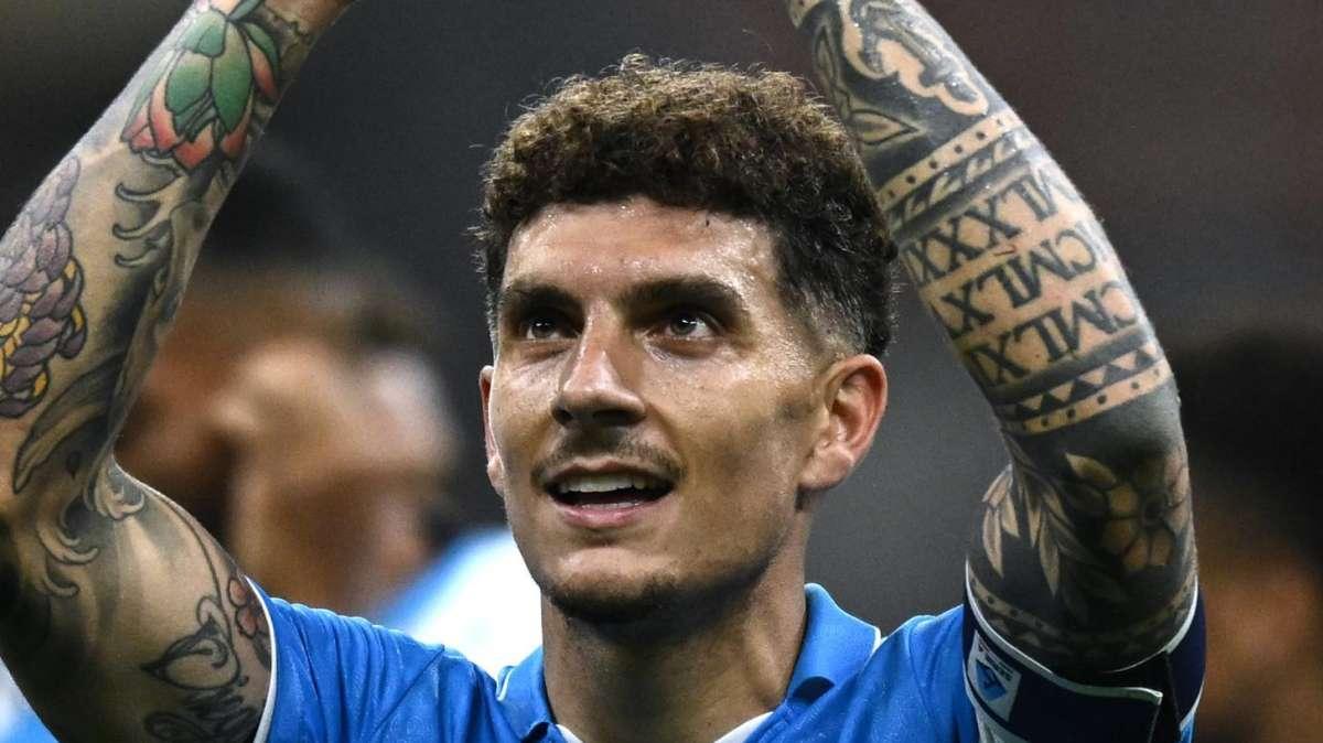 Napoli, Di Lorenzo: "Guarderò Inter-Arsenal da spettatore. Dimarco ha meritato il nerazzurro"