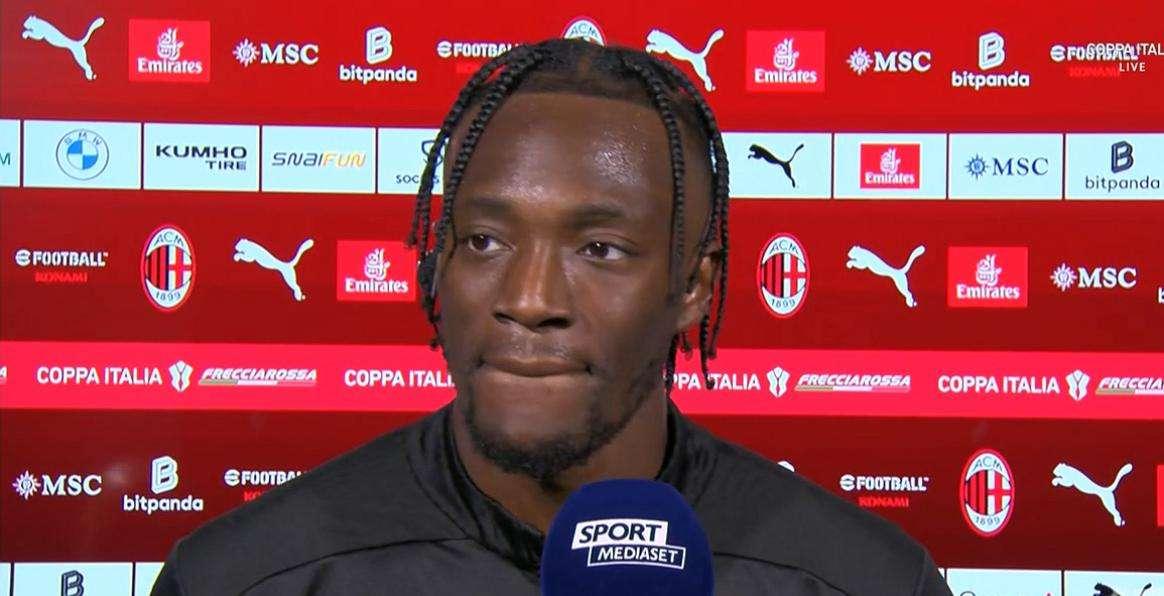 Milan, Abraham a SM: "Abbiamo giocato con coraggio. Poi non so perché non lo facciamo sempre"