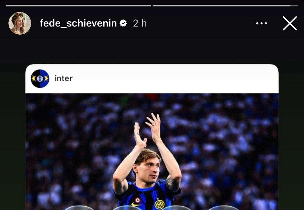 Barella rinnova con l'Inter. Una gioia infinita anche per la moglie Federica Schevenin 