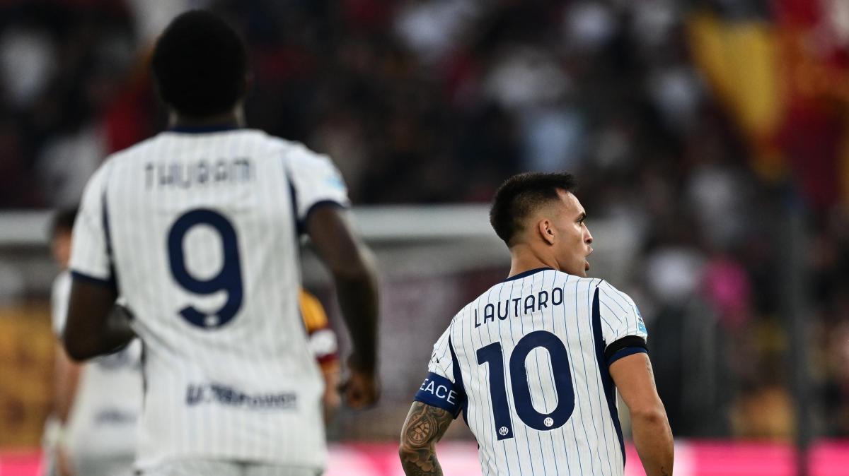 Roma-Inter, c'è solo Lautaro. Thuram e Pepo completano il podio