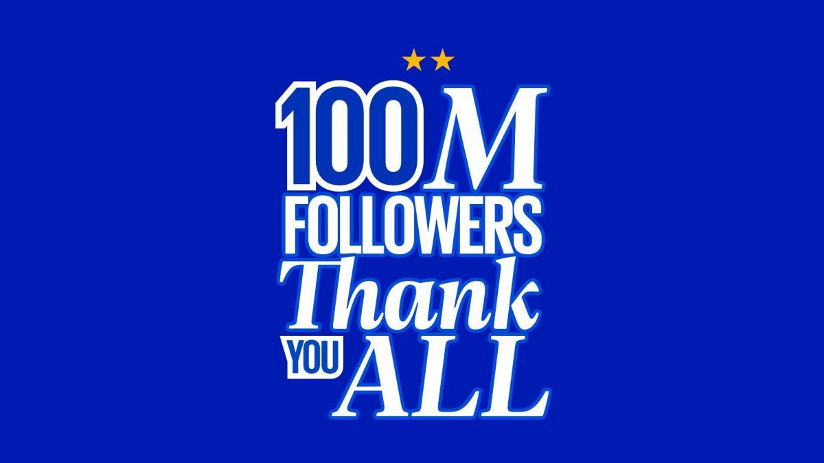 L'Inter trionfa anche sui social: raggiunti 100 milioni di followers totali