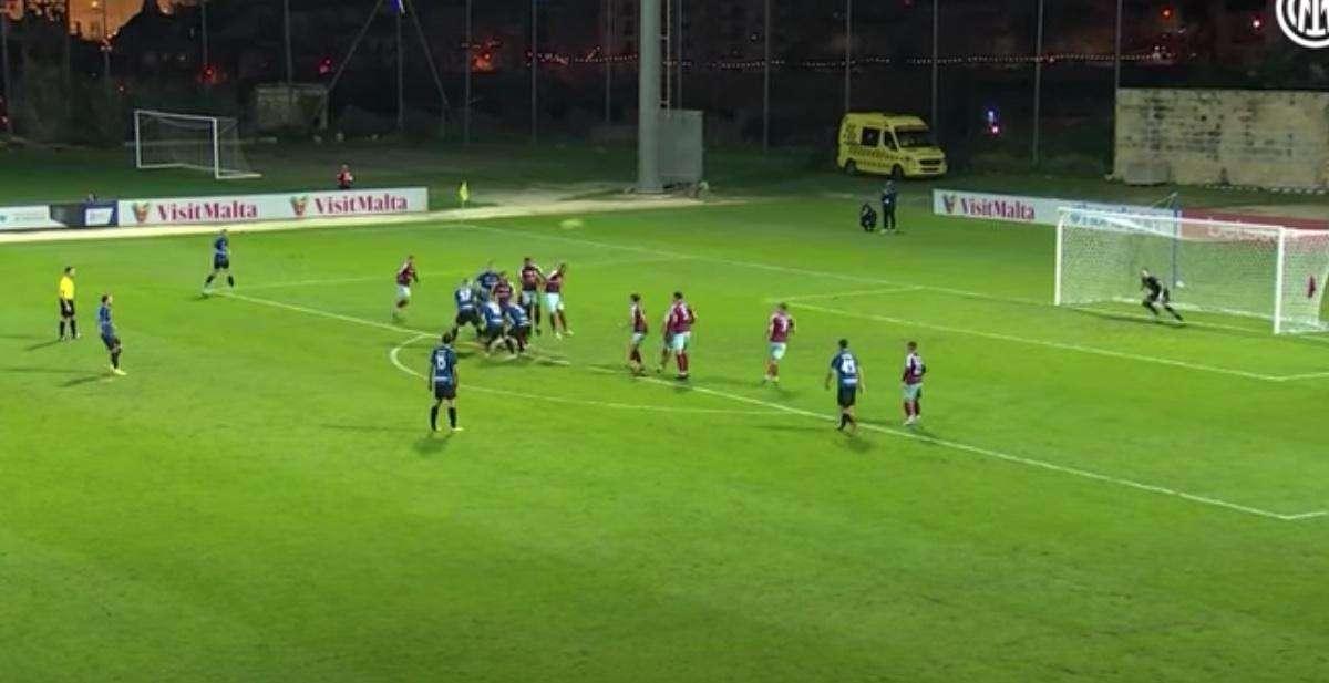 VIDEO - L'Inter gioca a tennis con il Gzira United: rivedi tutti i gol