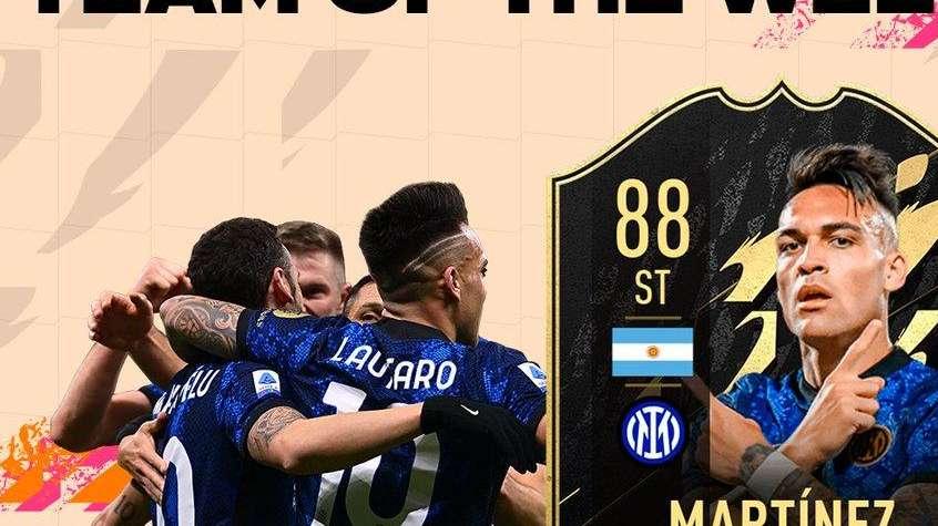 L'uomo derby Lautaro nella Team Of The Week di Ea Sport Fifa