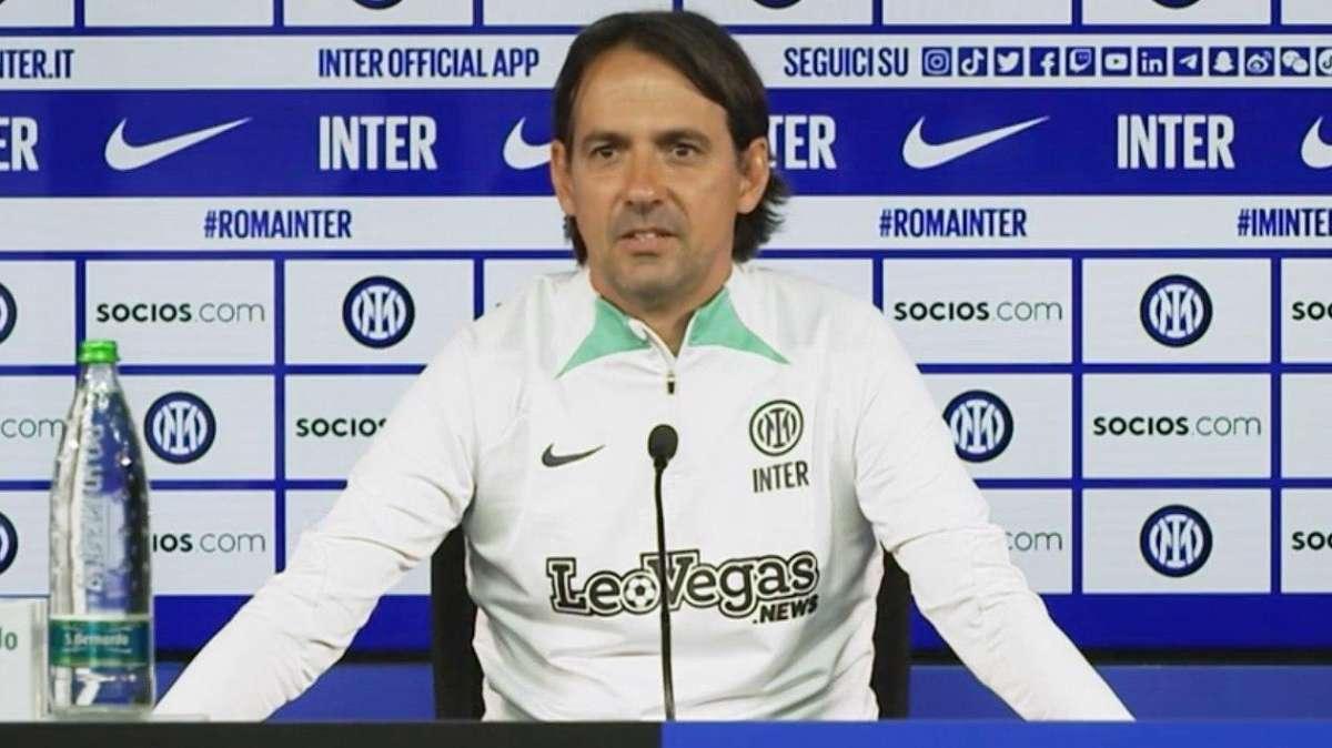 Inzaghi: "Con la Roma gara importante, sappiamo cosa ci aspetta. Contento per i gol, rotazioni fondamentali"