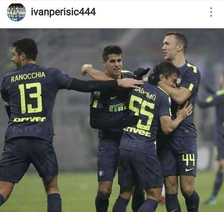 Perisic omaggia l'eroe Nagatomo della 'ic'