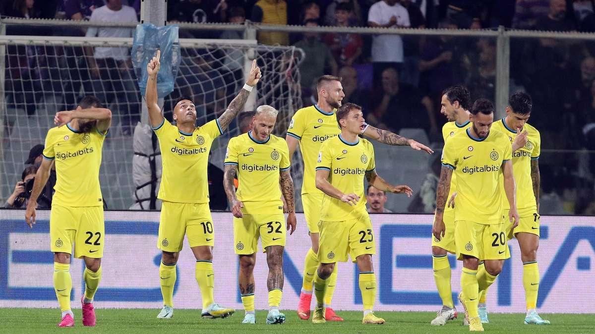 Fiorentina-Inter, plebiscito per Martinez. Solo Barella riesce a leggergli la targa