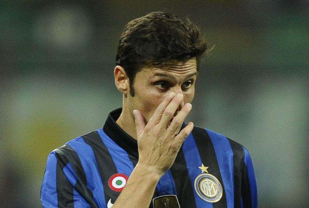 Catania-Inter: Zanetti corre per 10, Lucio fuori fase
