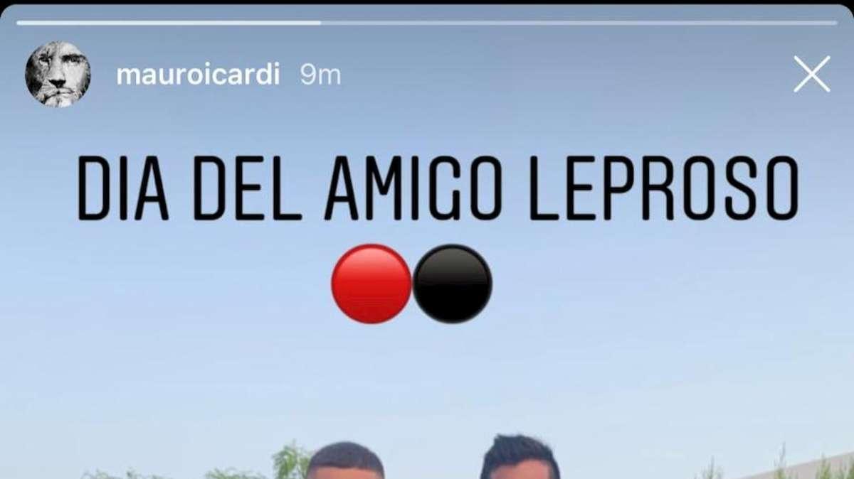 CdS - Icardi in posa con la maglia del Newell’s: l'Inter non la prende bene