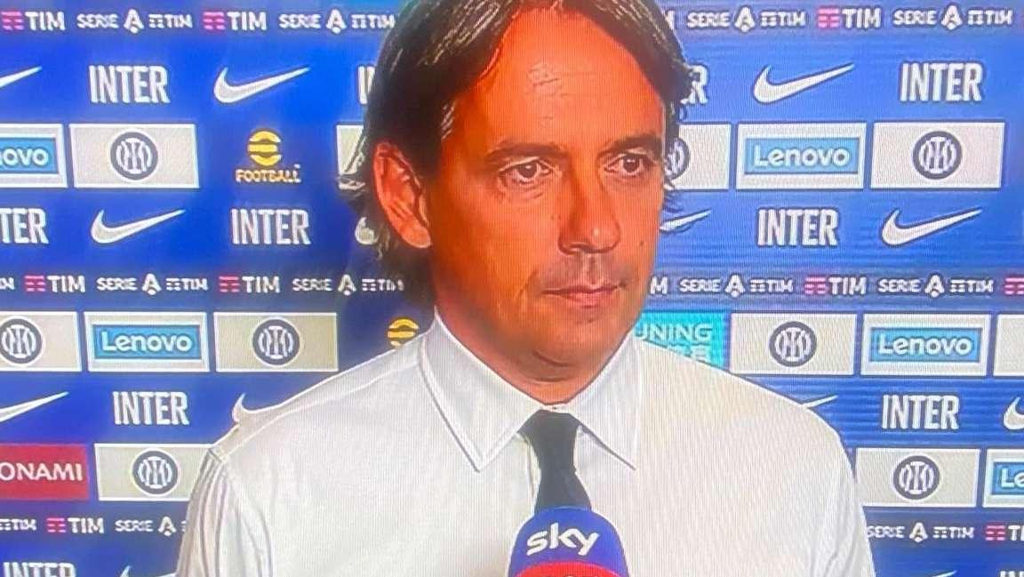 Inzaghi: "Skriniar rimane all'Inter? La cosa fa piacere. Dimarco ha meritato di essere titolare questa sera"