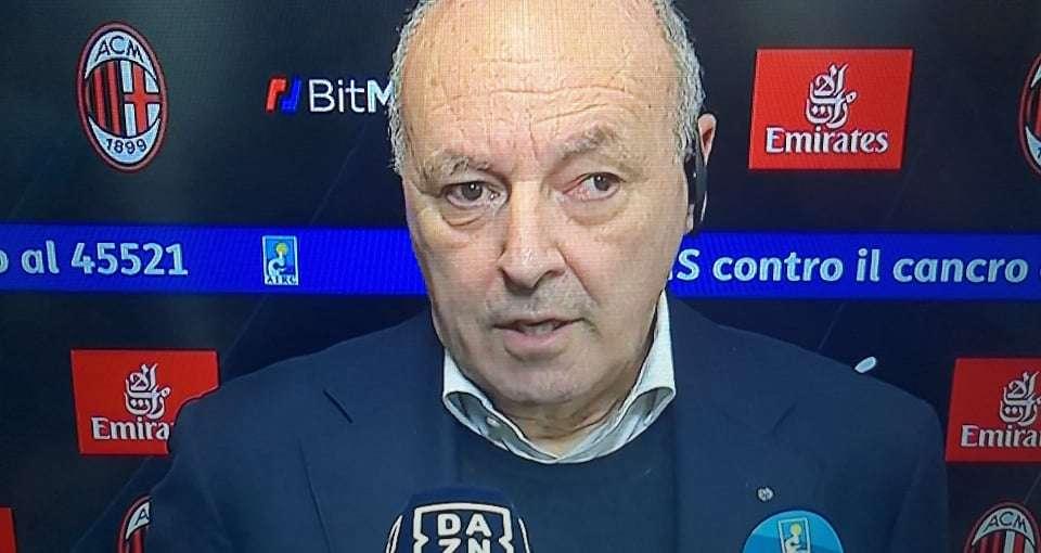 Marotta a DAZN: "Il derby ha un sapore particolare. Rinnovo Brozo? Con tranquillità"