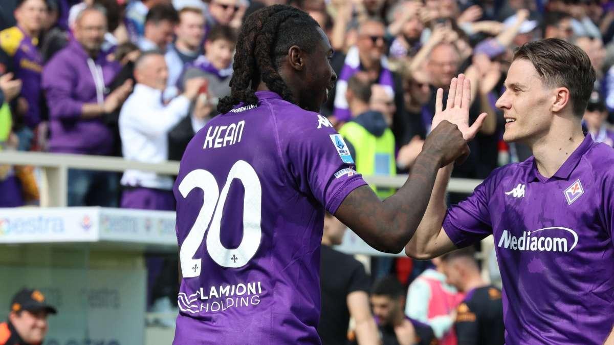 L'Atalanta perde ancora: al Franchi vince la Fiorentina. Decide Kean, secondo ko consecutivo per la Dea