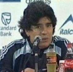 Maradona al San Paolo per i nerazzurri