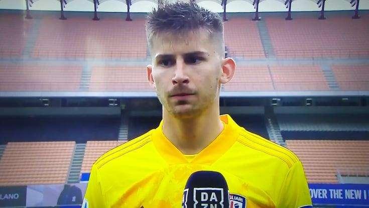 Cagliari, Vicario al 45': "Stiamo facendo la partita che avevamo preparato"
