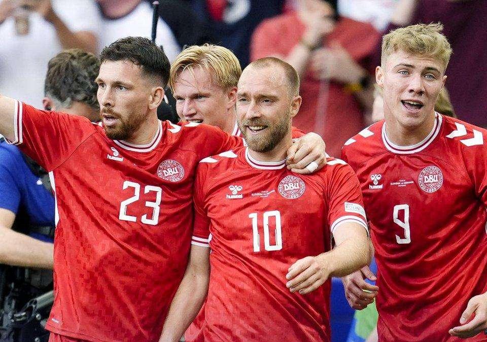 Eriksen scaccia i brutti ricordi. Il danese in gol con la Slovenia 1.100 giorni dopo il malore di Euro 2020