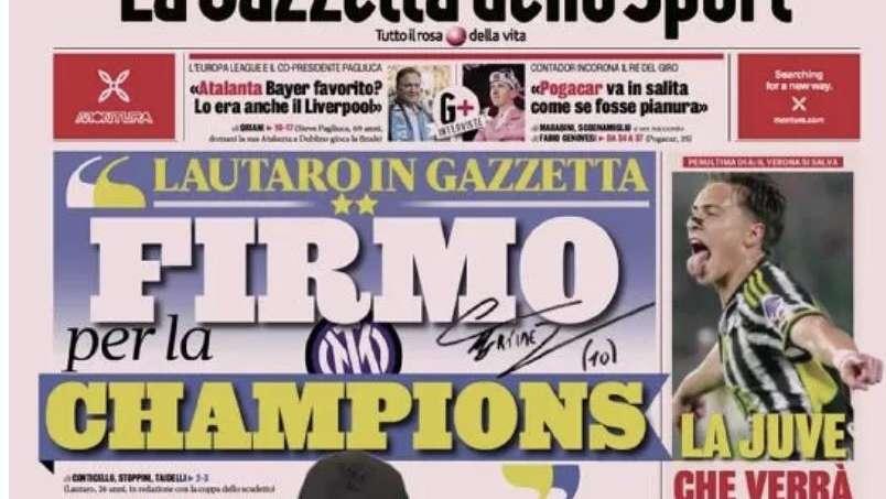 Prima GdS - Lautaro: “Firmo per la Champions”. È il giorno di Oaktree
