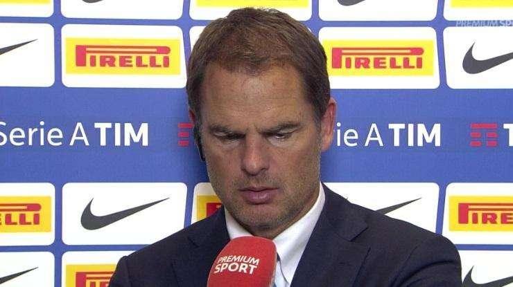 De Boer: "Orgoglioso della squadra. Io più stabile? Un po', ora no passi indietro"