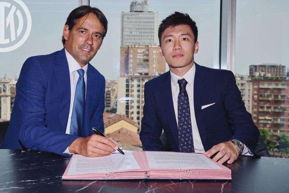 Inzaghi-Inter avanti insieme fino al 2024, Zhang: "Mister, lavorare con te è un dono per me"
