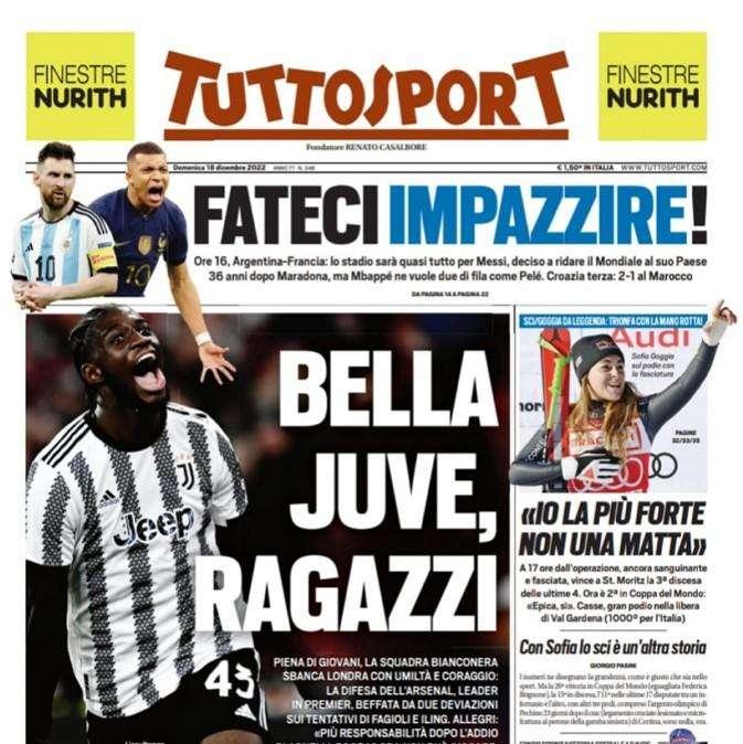 Prima pagina TS - Fateci impazzire. Ore 16, lo stadio sarà quasi tutto per Lionel Messi