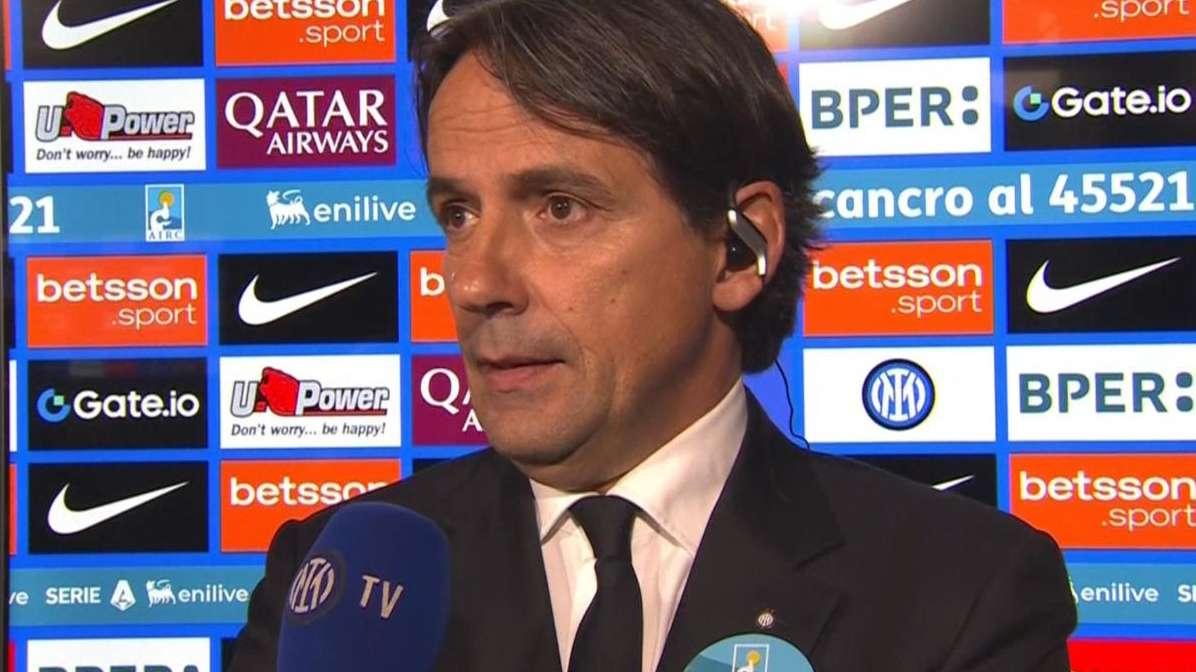 Inzaghi a ITV: "Inter sempre squadra e sempre in partita, ho aspettato a fare i cambi per un motivo"