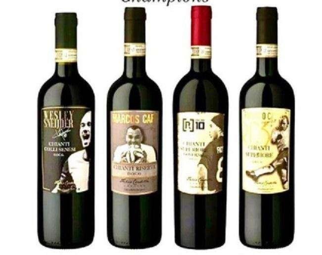 Sneijder si dà al vino: presentata una nuova linea di Chianti