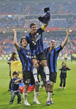 Zanetti, Cambiasso e Milito: titolari stasera nella sfida tra Argentina e Spagna