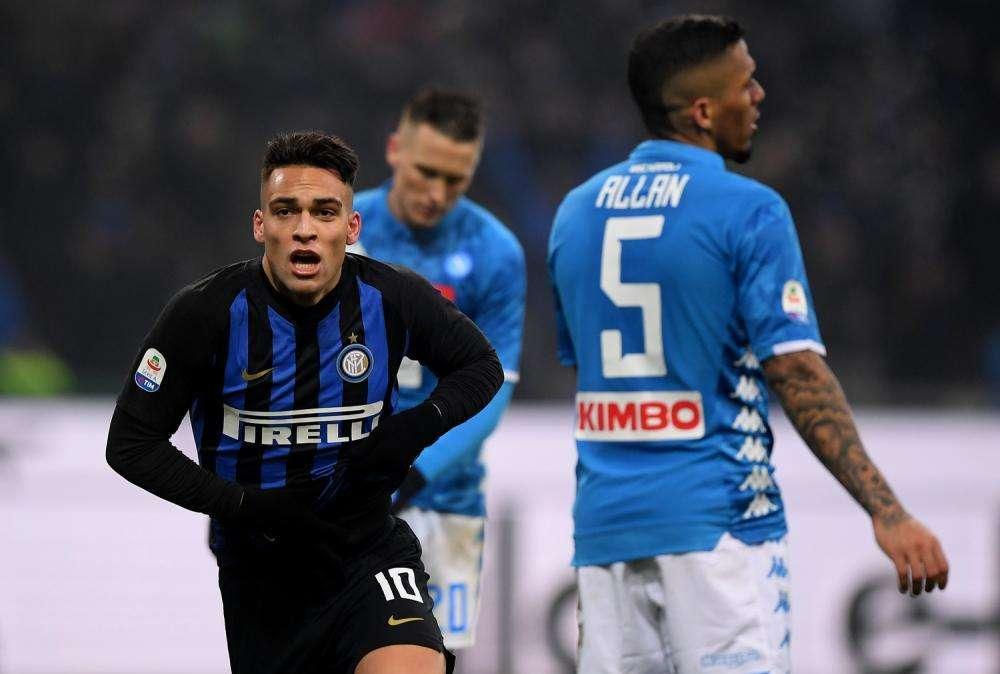 Napoli-Inter, sarà la 146esima in Serie A: nerazzurri avanti nei precedenti